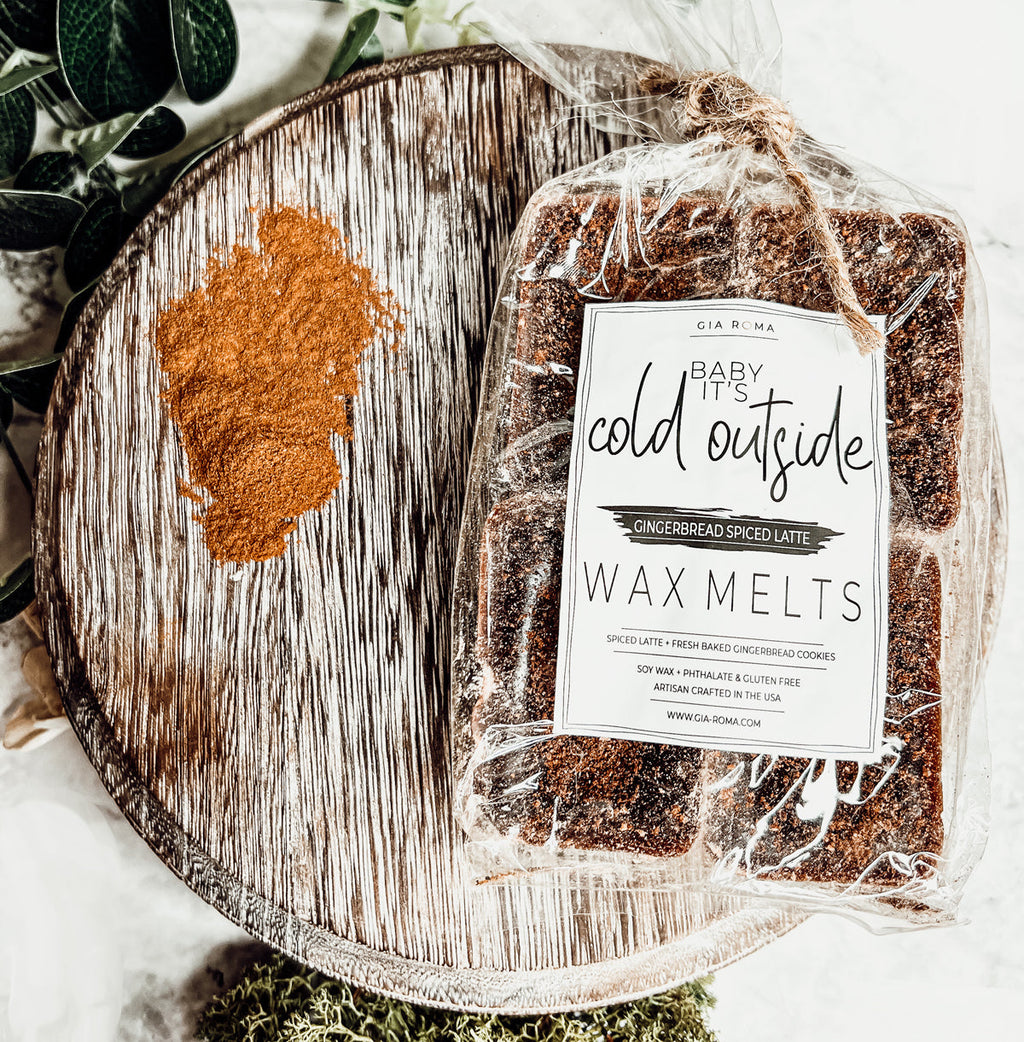 Gingerbread Spiced Latte XL Wax Melts - Warm Gingerbread Latte Scent