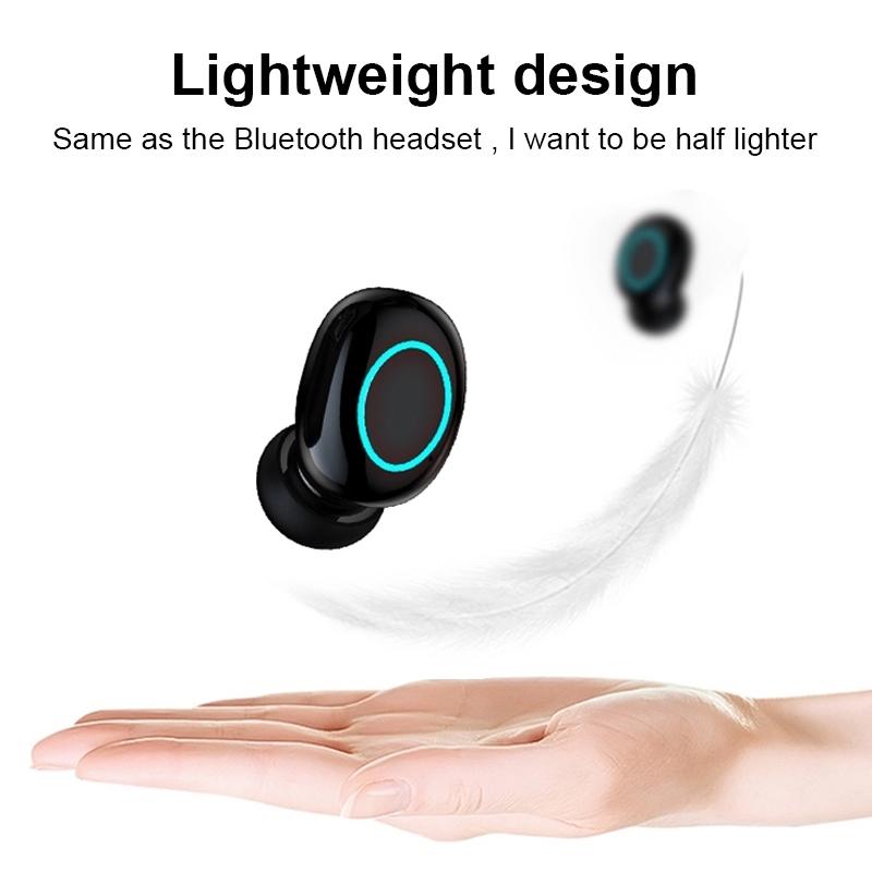 NNEIDS Wireless Touch Earbuds With Magnetic Charging Case