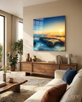 Sunset Glass Wall Art