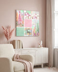 Christmas Glass Wall Art