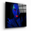 Woman Portrait Glass Wall Art