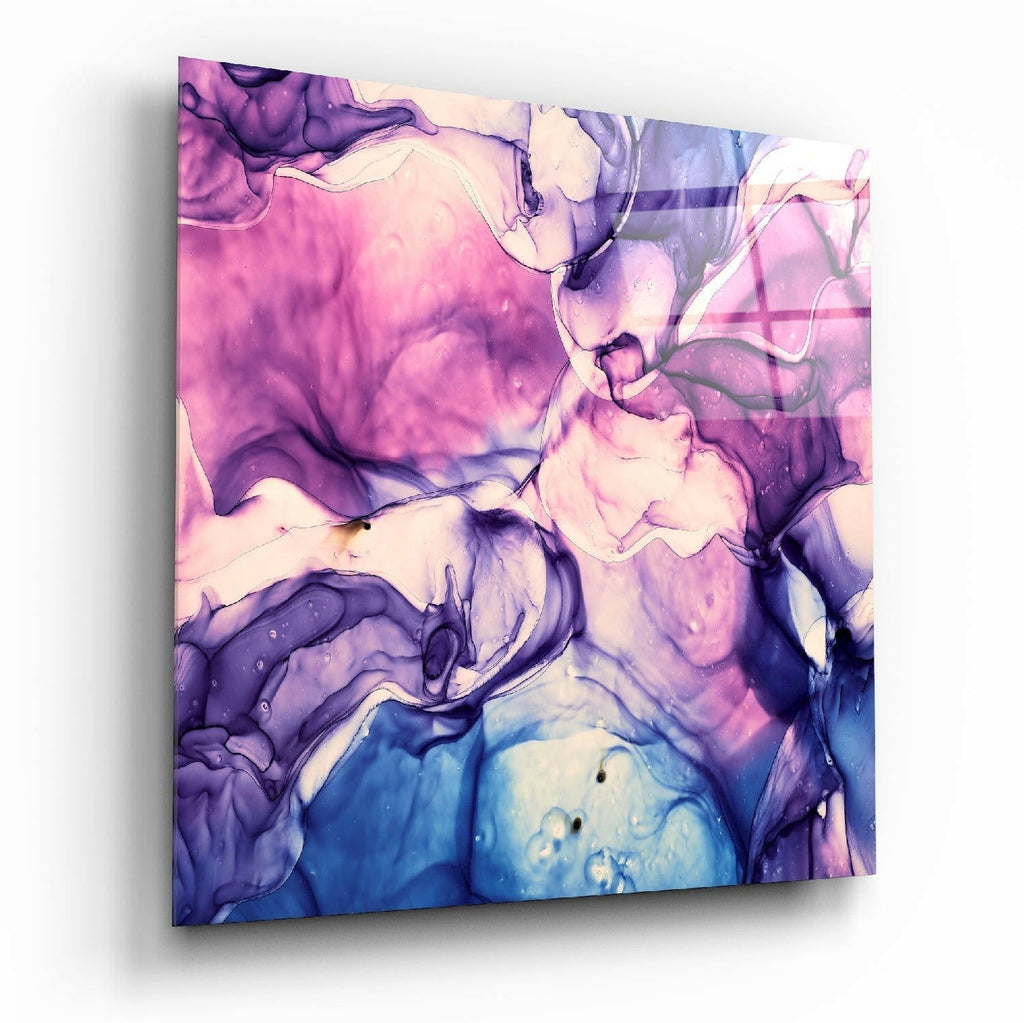 Colored Marble Glass Wall Art