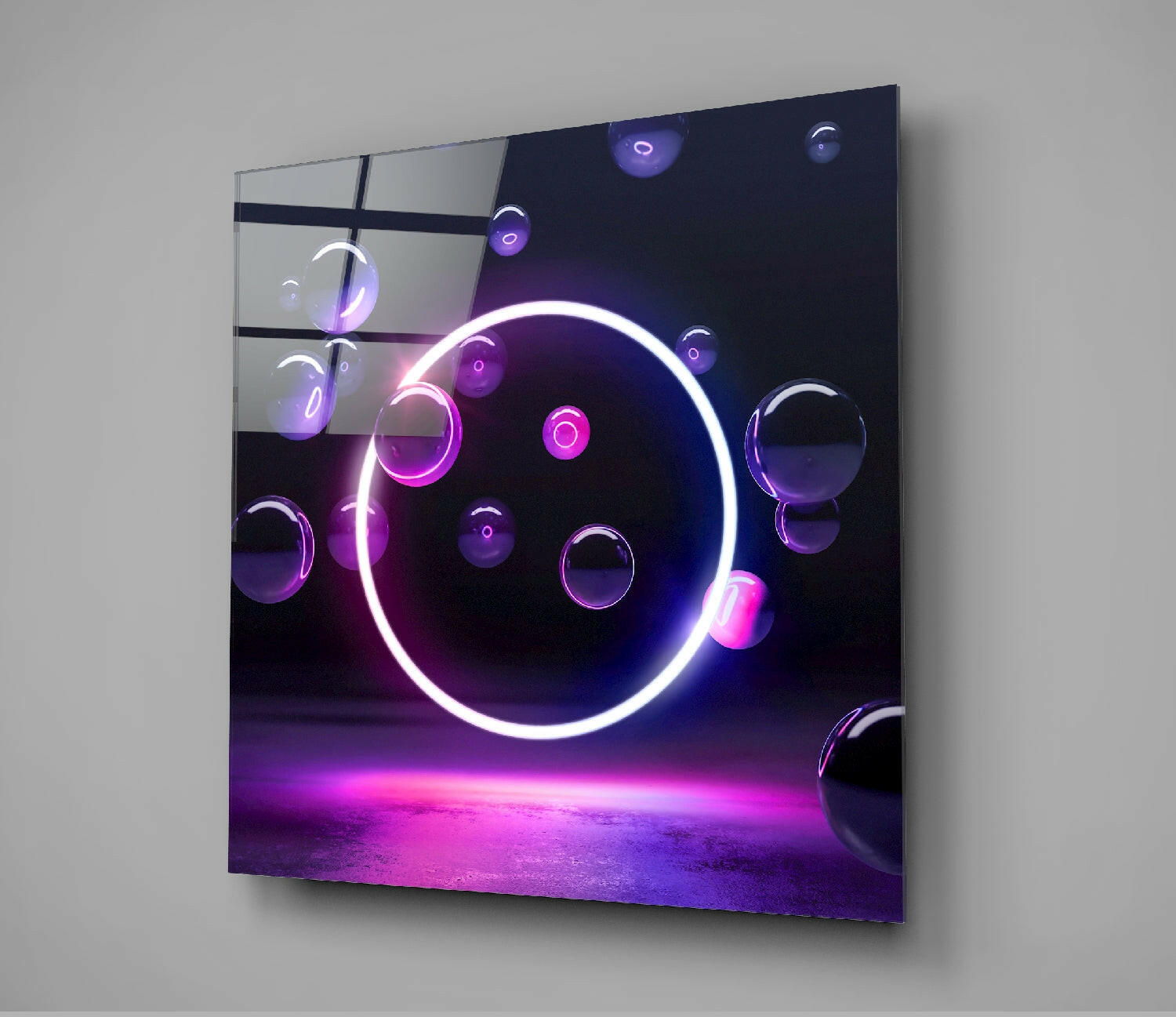 Circle Glass Wall Art