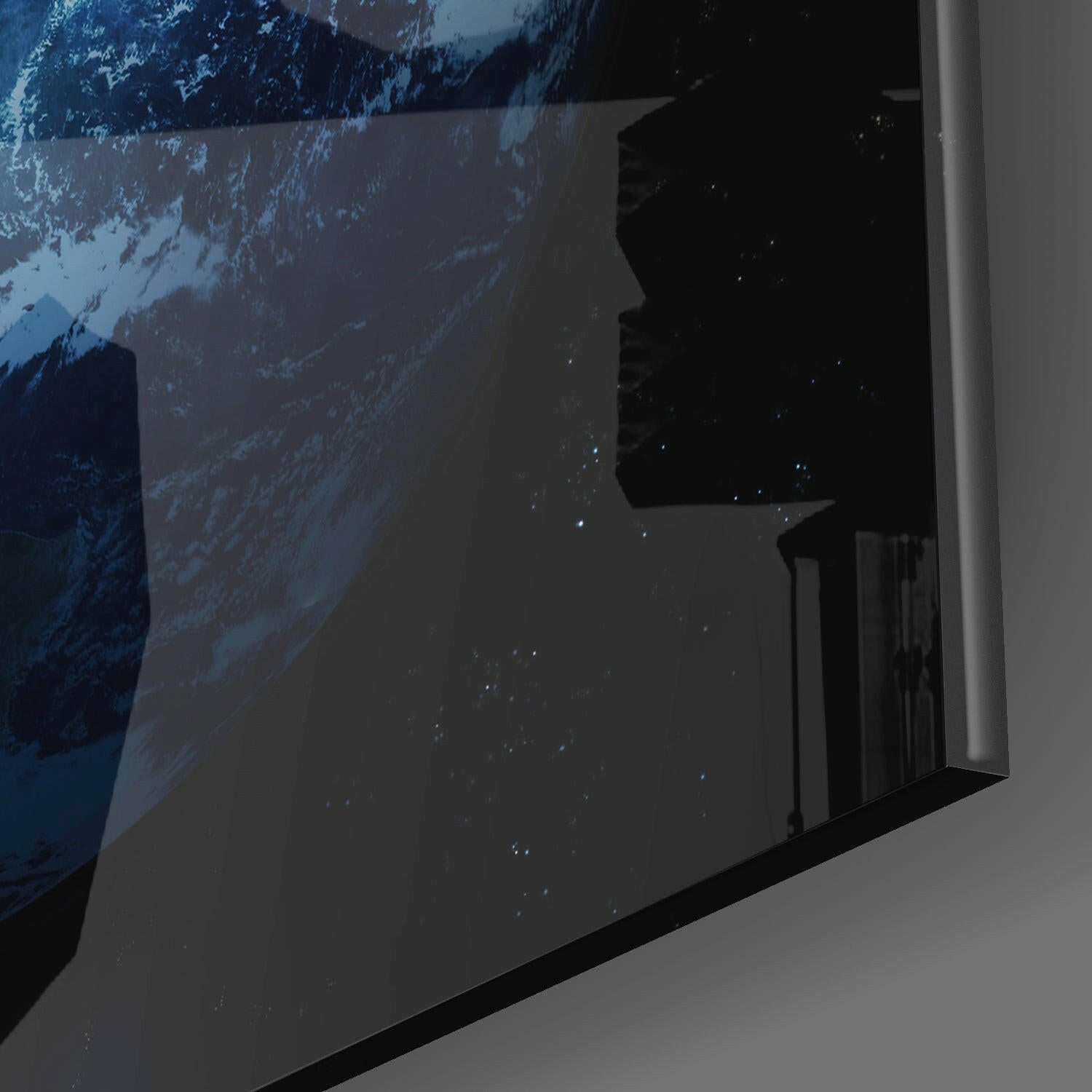World Glass Wall Art