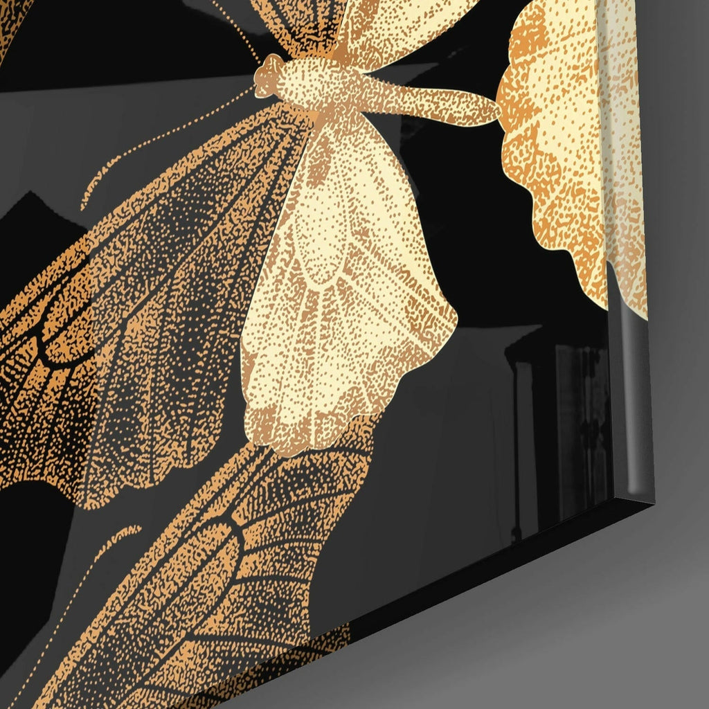 Butterflies Glass Wall Art