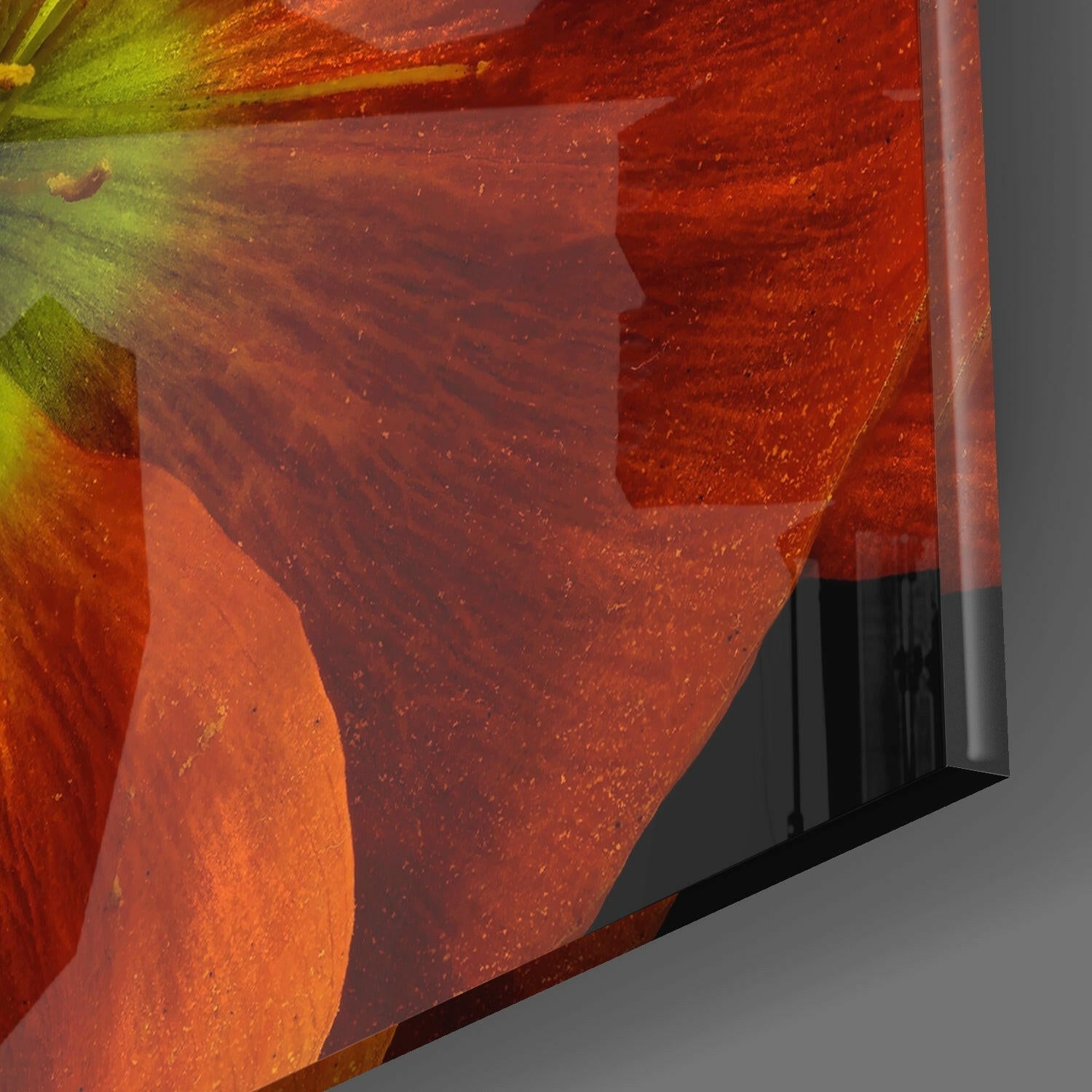 Flower Glass Wall Art