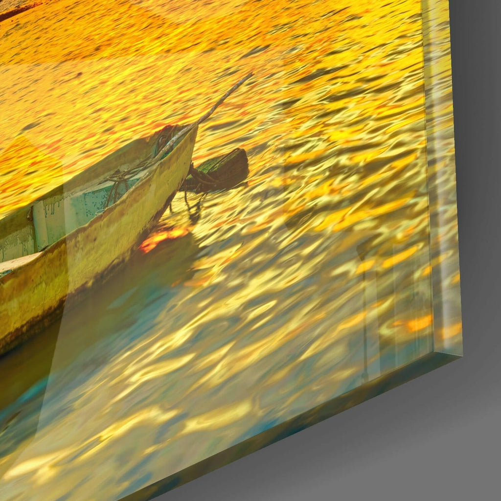 Sunset Glass Wall Art