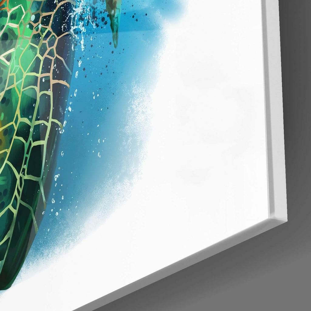Caretta Caretta Glass Wall Art