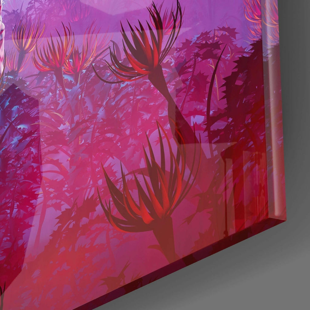 New Worlds Glass Wall Art