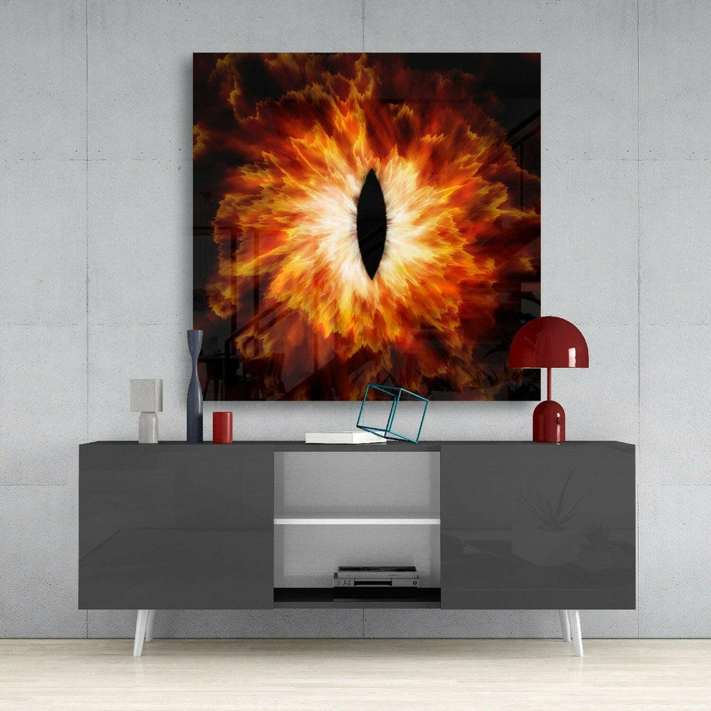 Fire Eye Glass Wall Art