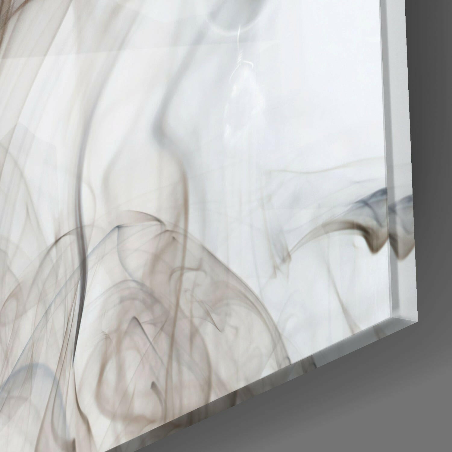 Smoke Face Glass Wall Art