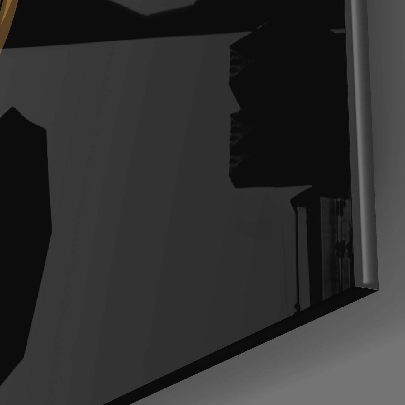 Lion Glass Wall Art