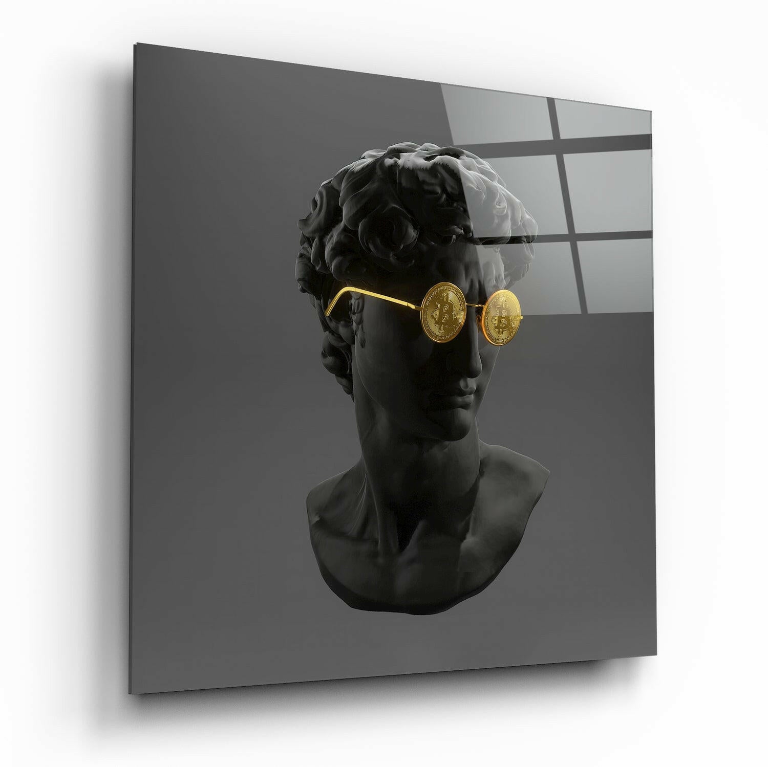 Sculpture Glass Wall Art