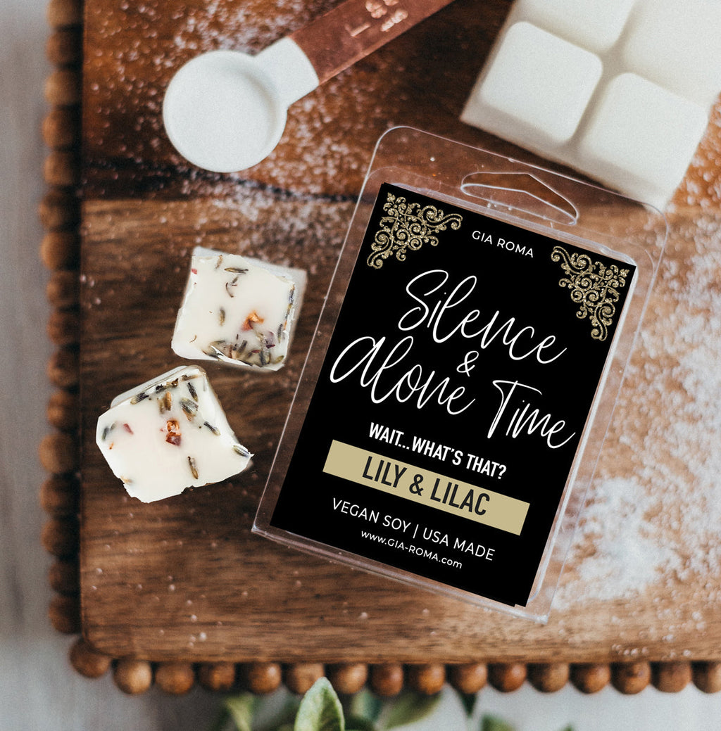 Lily Lilac Vegan Soy Wax Melts Dye Free Hand Poured With Earthy Botanicals Long Lasting Scent