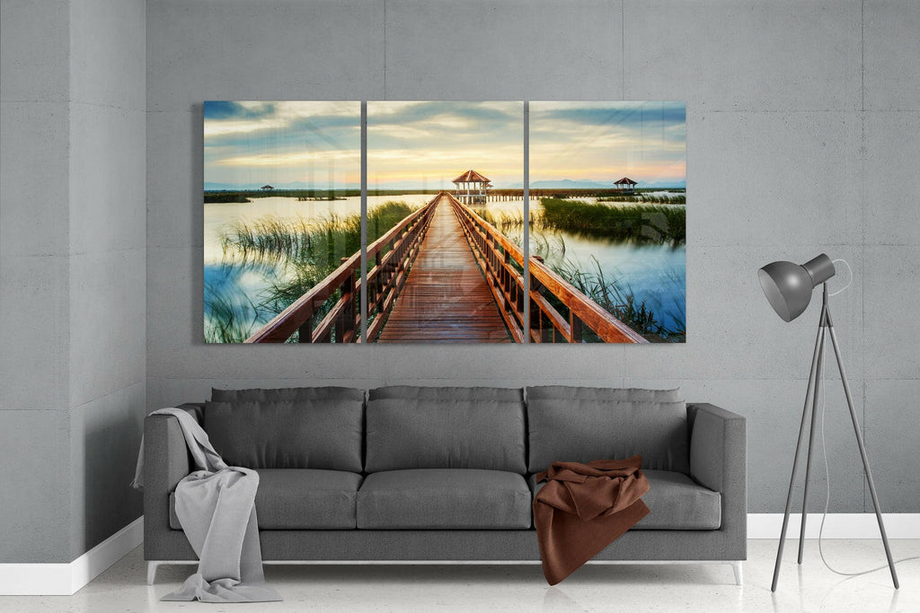 Pier Mega Glass Wall Art