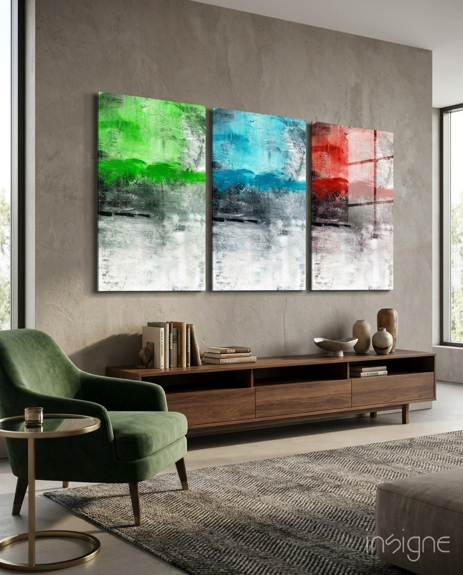 Colors Mega Glass Wall Art