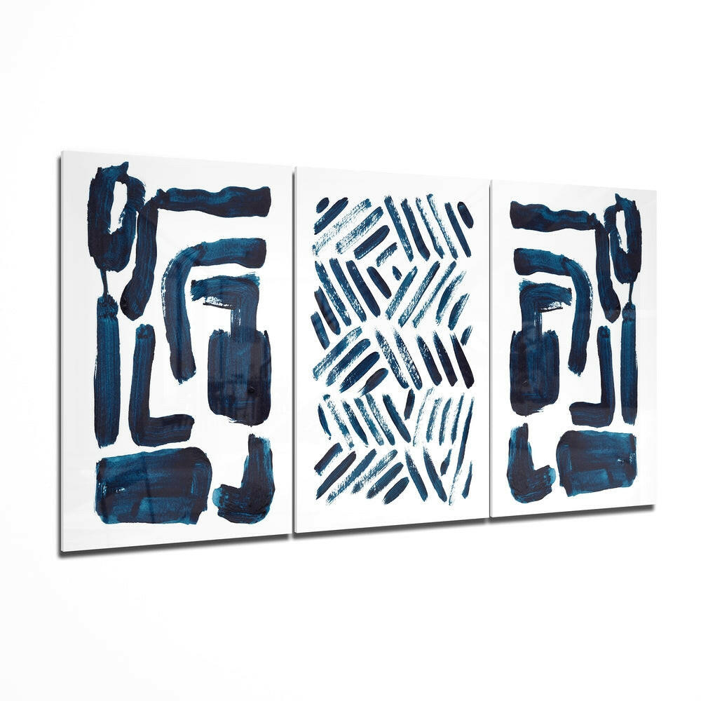 Scandinavian Lines Mega Glass Wall Art