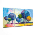 Candy Trees Mega Glass Wall Art