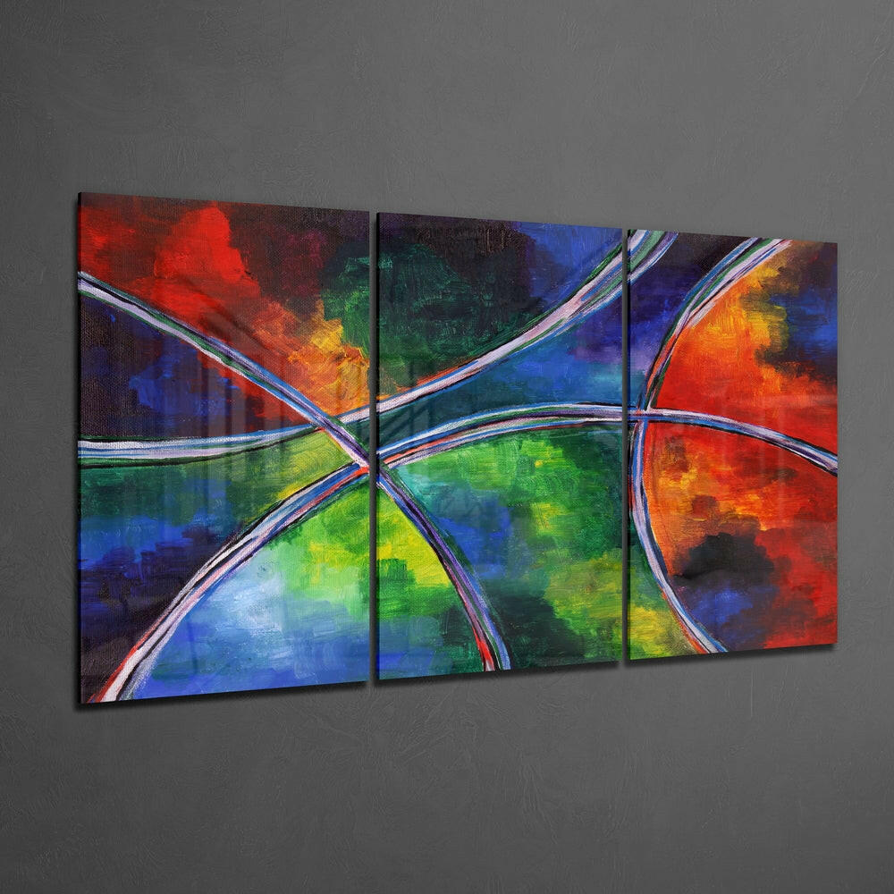 Circle Glass Wall Art