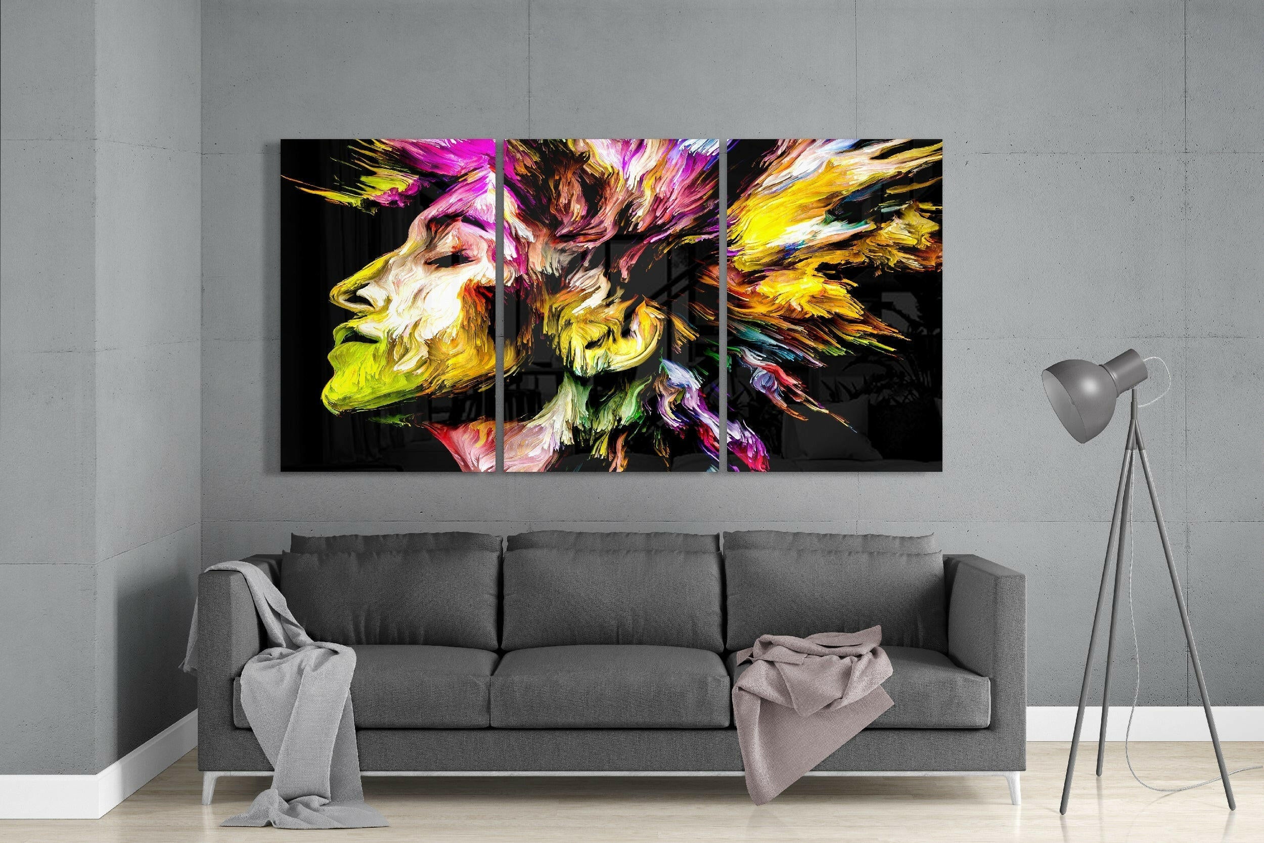 Colorful Peace Glass Art