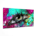 Eyelash Glass Art