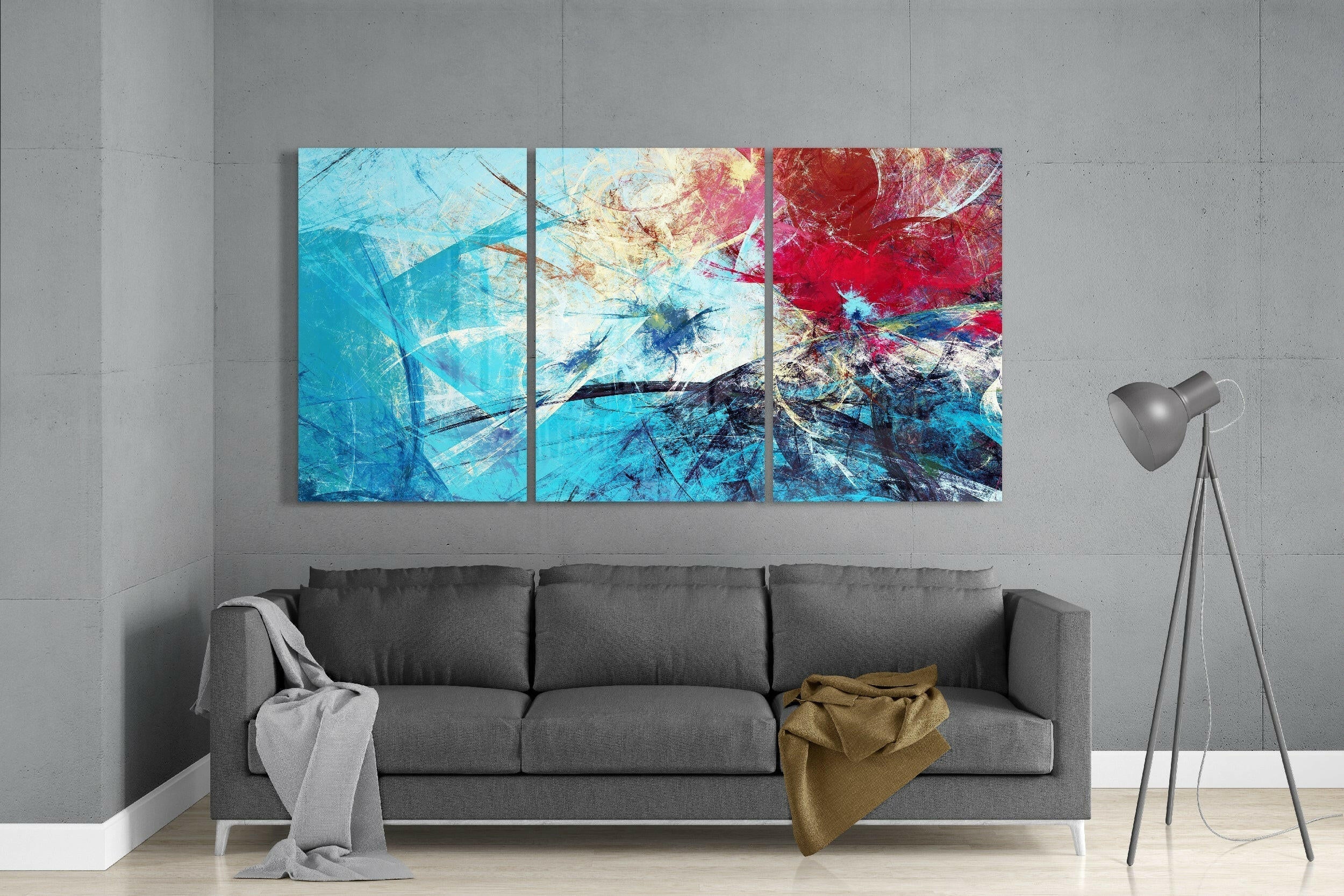 Blue Glass Art