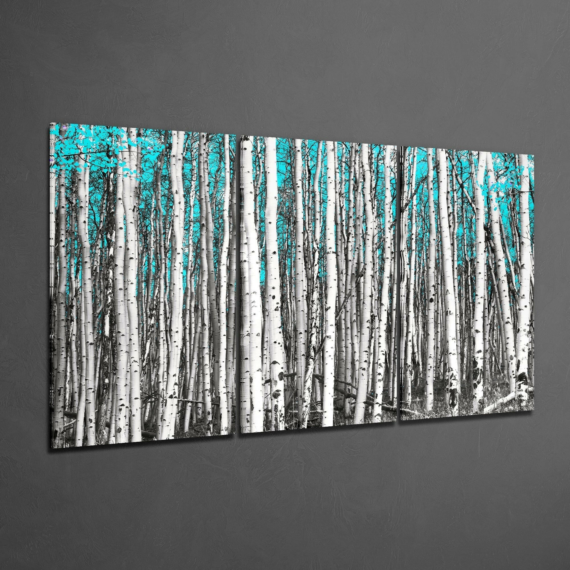 Green Forest Glass Art