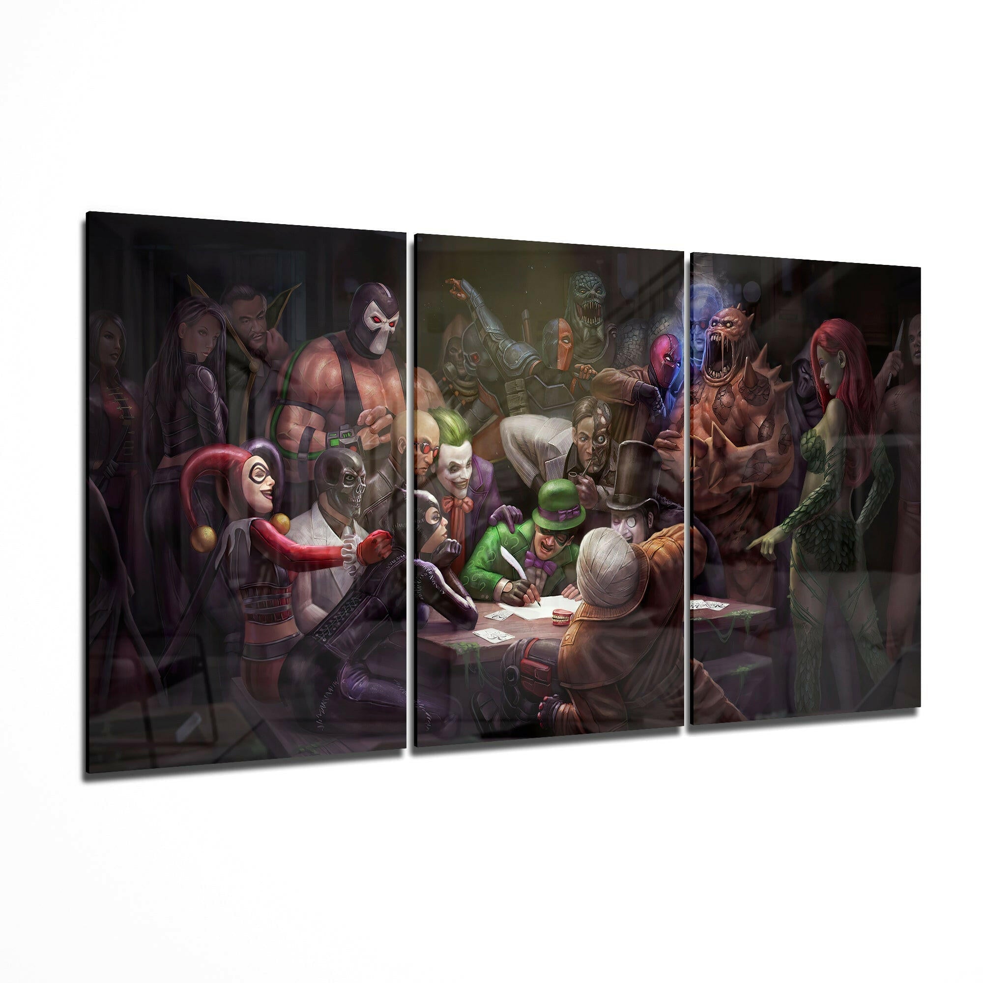 Letter To Batman Glass Art