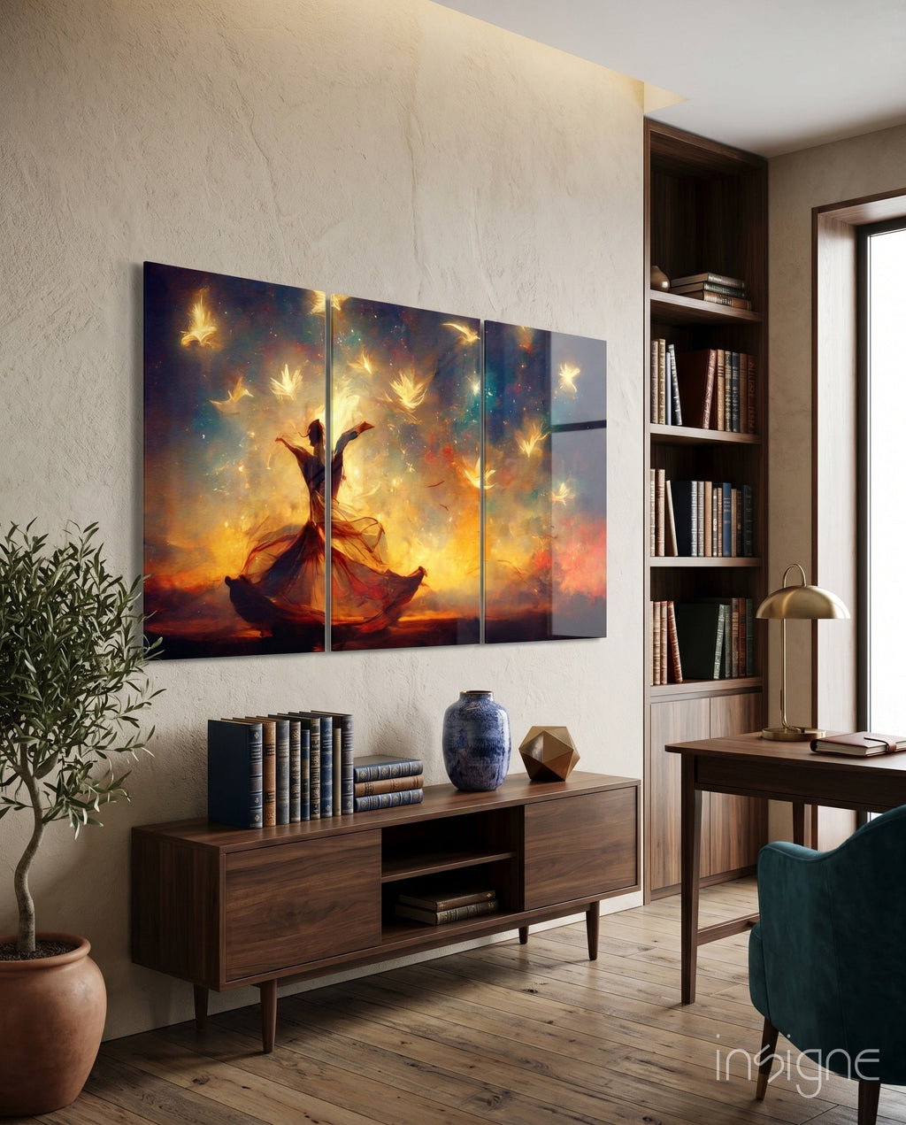 Under the Stars Glass Wall Art