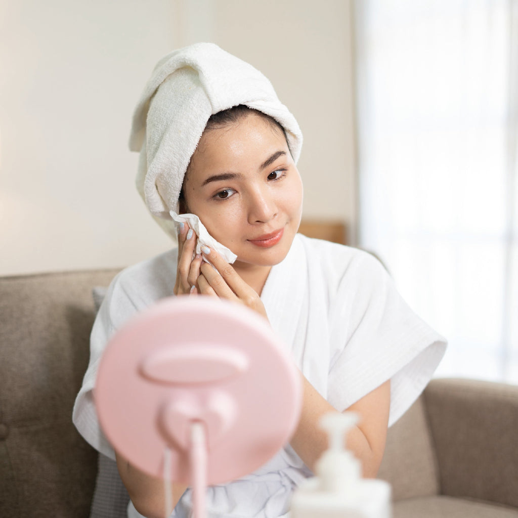 Glow & Go Skincare Essentials Bundle: Nano Facial Steamer + Clean Facial Towels