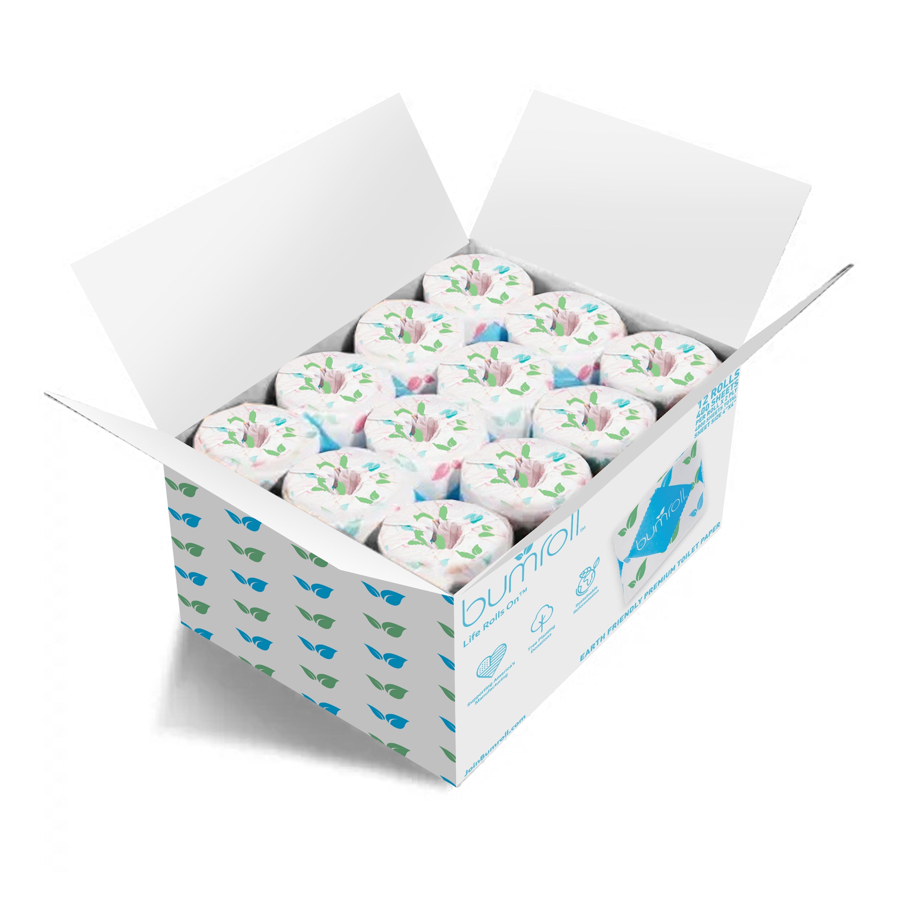 Bumroll, Premium Toilet Paper & Paper Towels Proudly Manufactured In The USA, Trees Planted In The United States