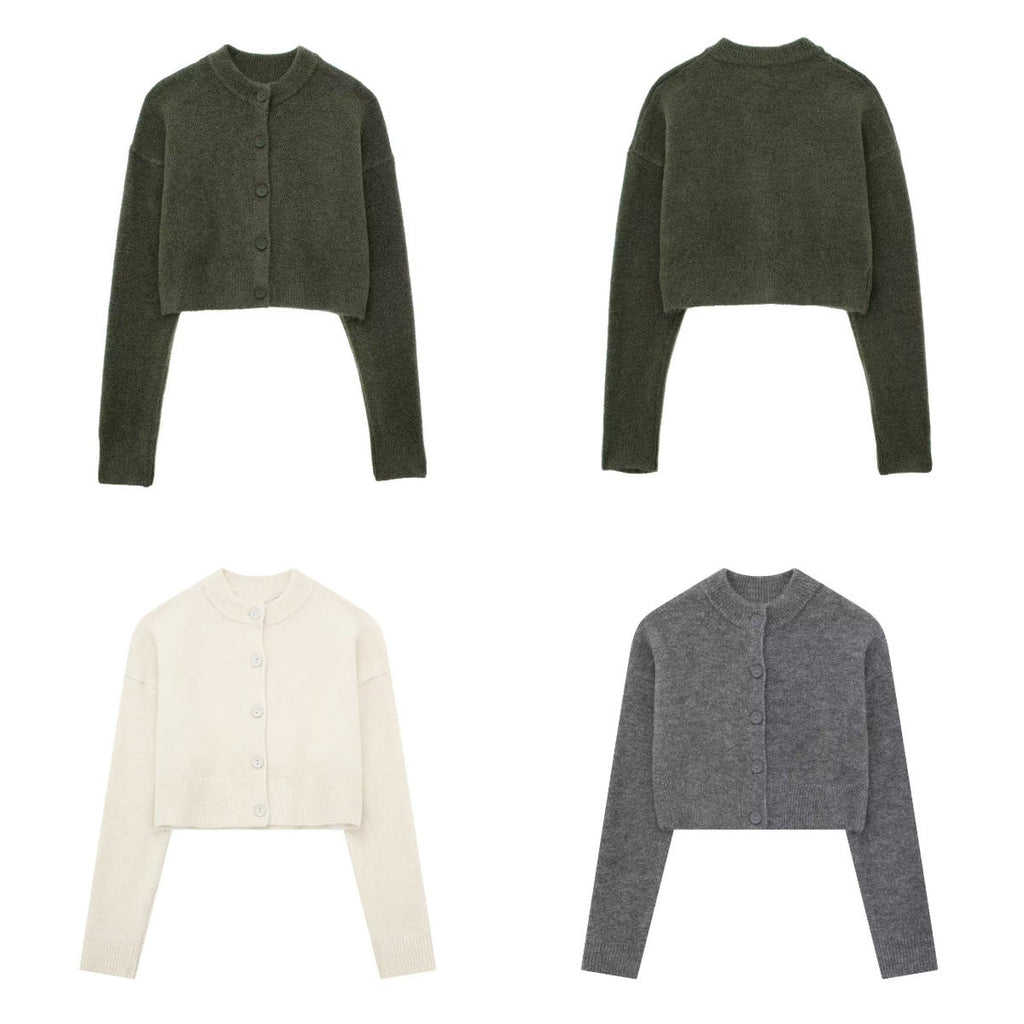 Women's Short Knit Cardigan Trendy