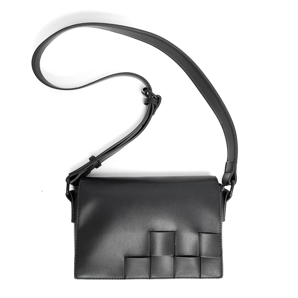 Shoulder bag men, fashion crossbody bag unisex, woven crossbody bag,