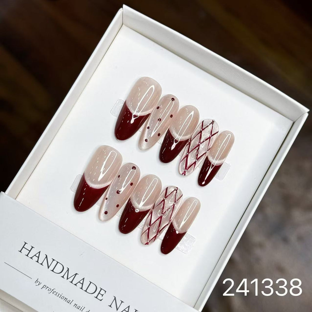 1031- Handmade press on nails fake nails removable