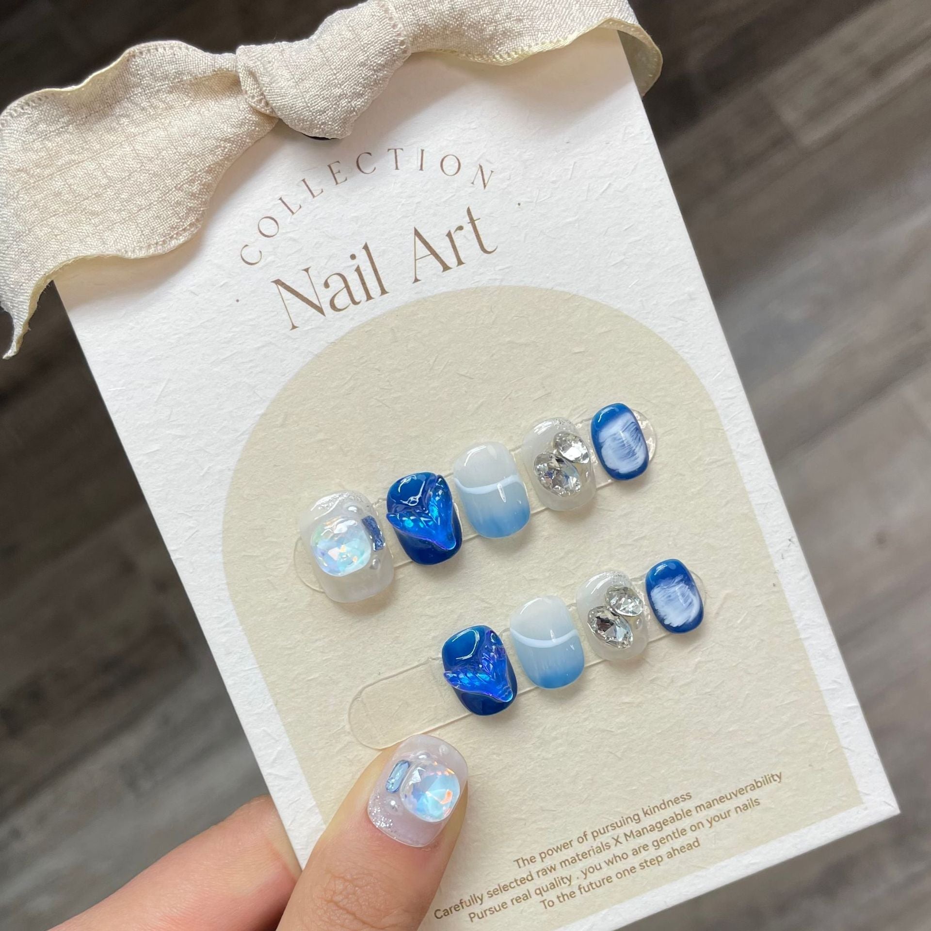 0938- Handmade press on nails fake nails removable