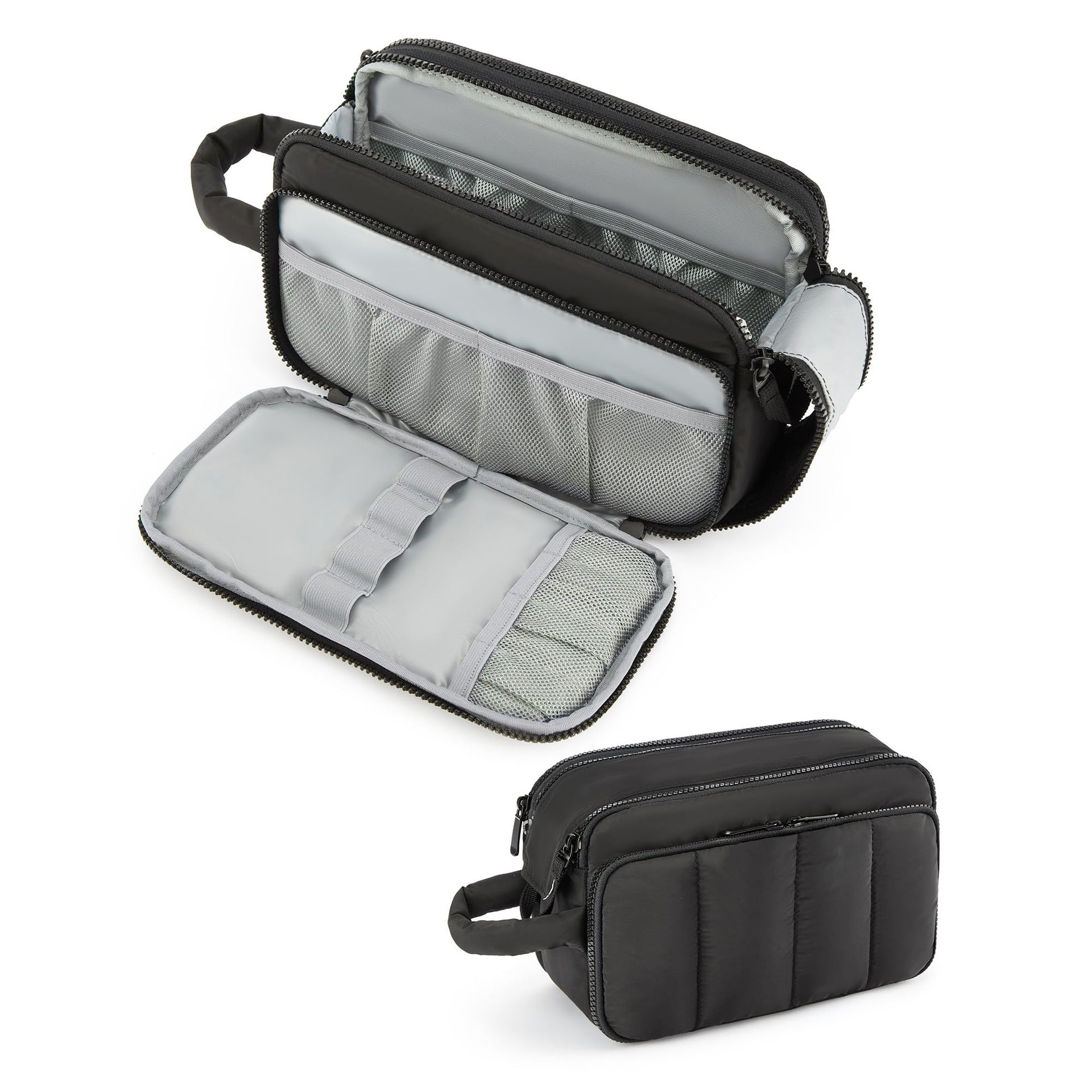 Portable Travel Toilet Bag – Compact Cosmetic Bag for Makeup Storage, Travel Makeup Bag with Organizers, Durable Cosmetic Storage Bag for On-the-Go Beauty Needs