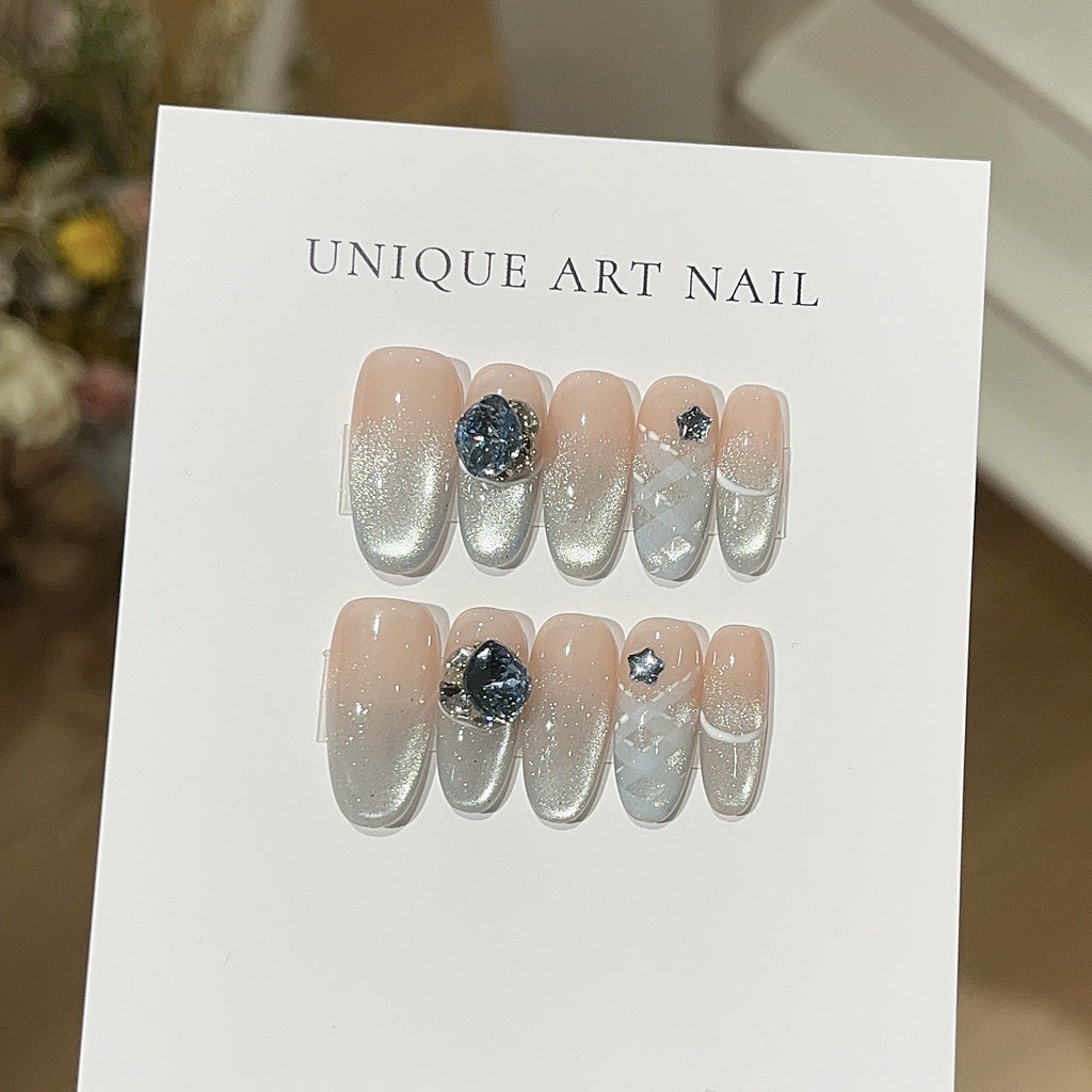 0964- Handmade press on nails fake nails removable