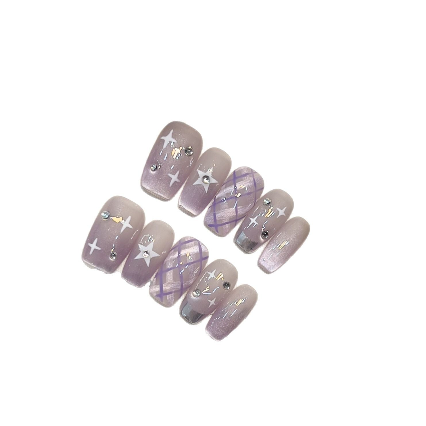 0990- Handmade press on nails fake nails removable