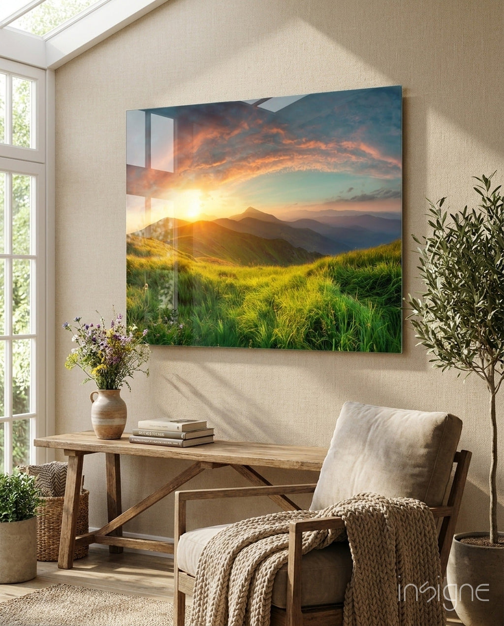 Valley Glass Wall Art