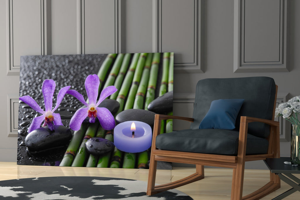 Spa Glass Wall Art