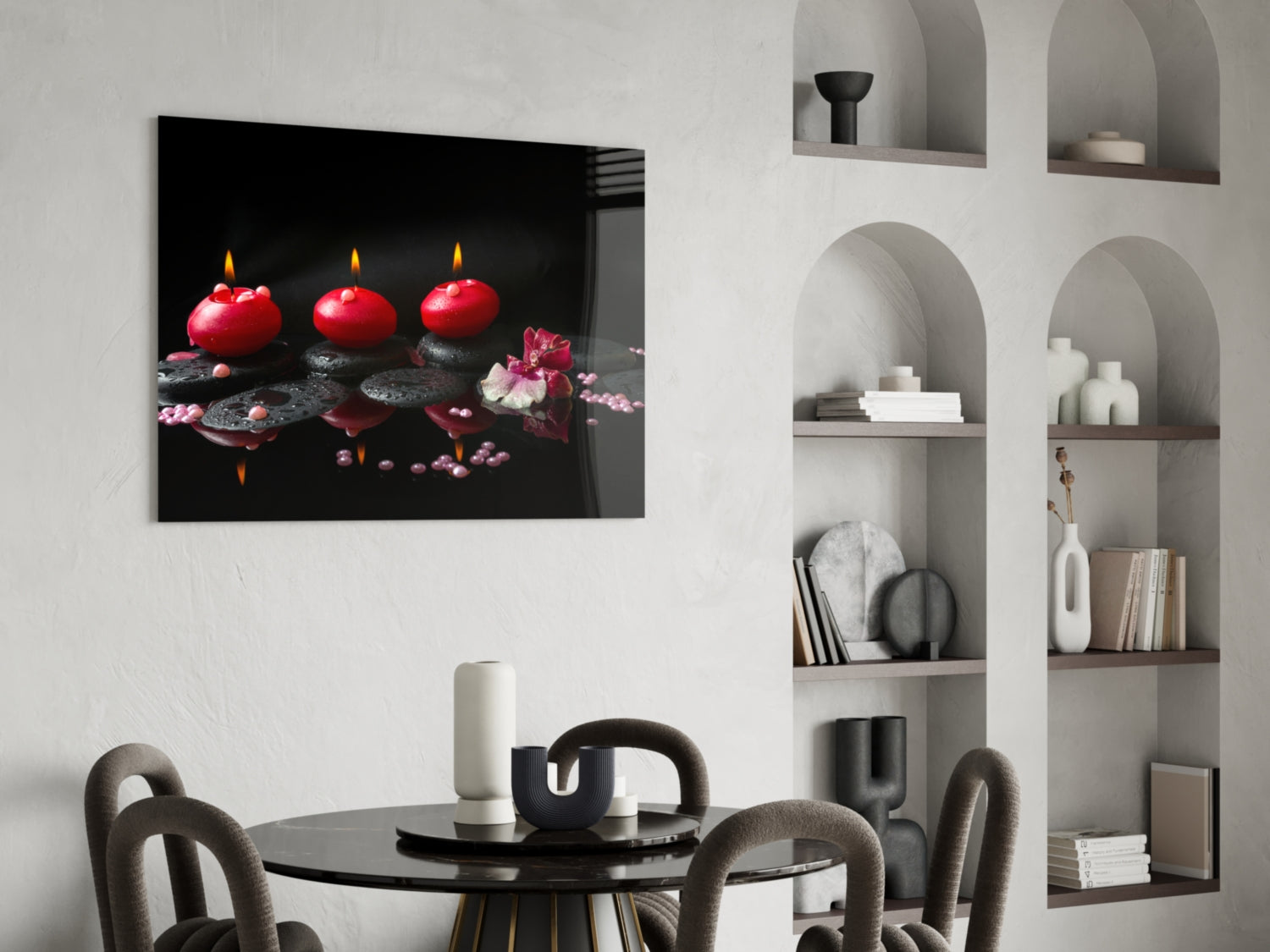 Spa Glass Wall Art