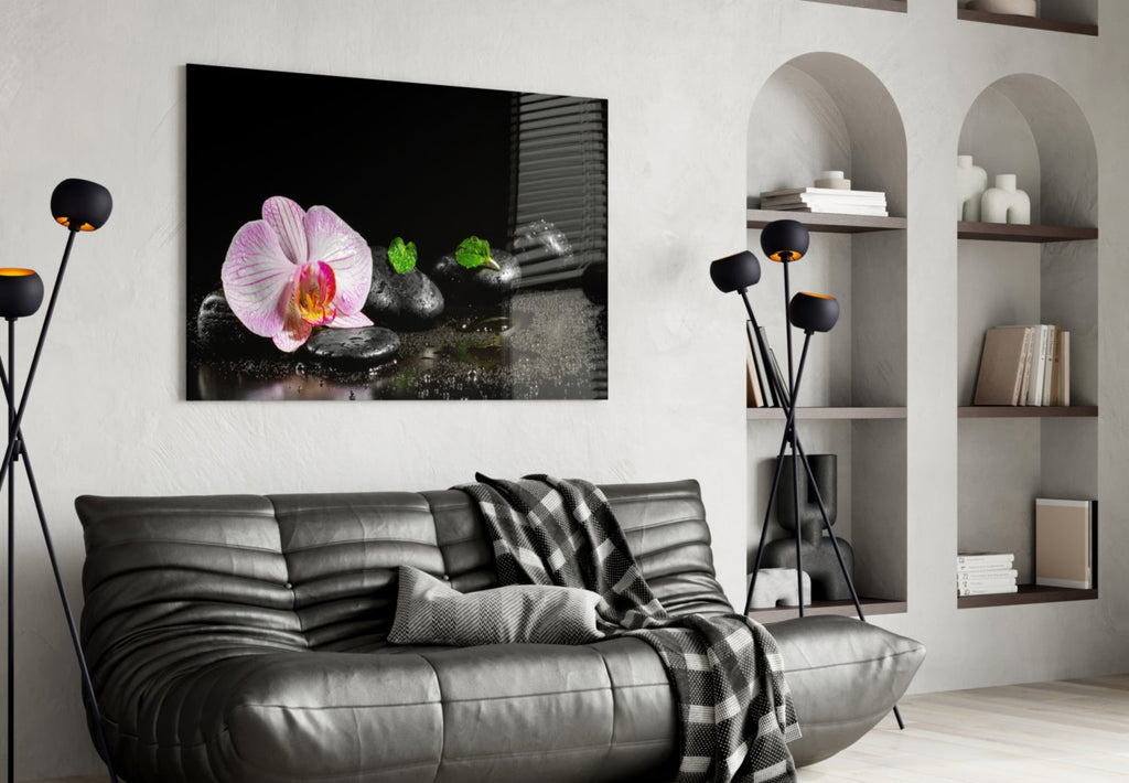 Spa Glass Wall Art