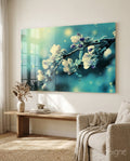 Flower Glass Wall Art