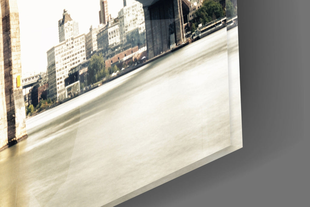 Brooklyn Bridge Glass Wall Art
