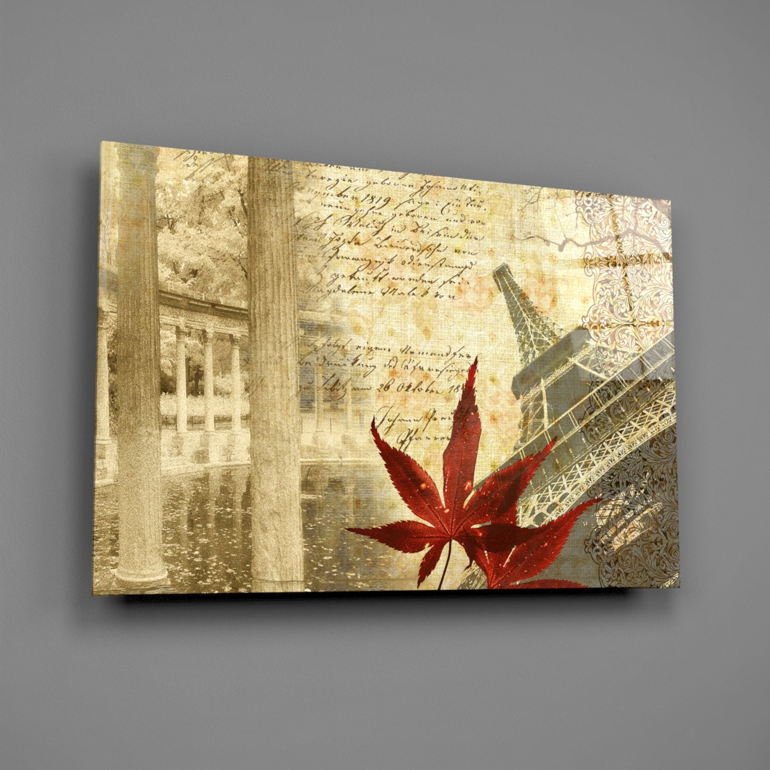 Retro Glass Wall Art