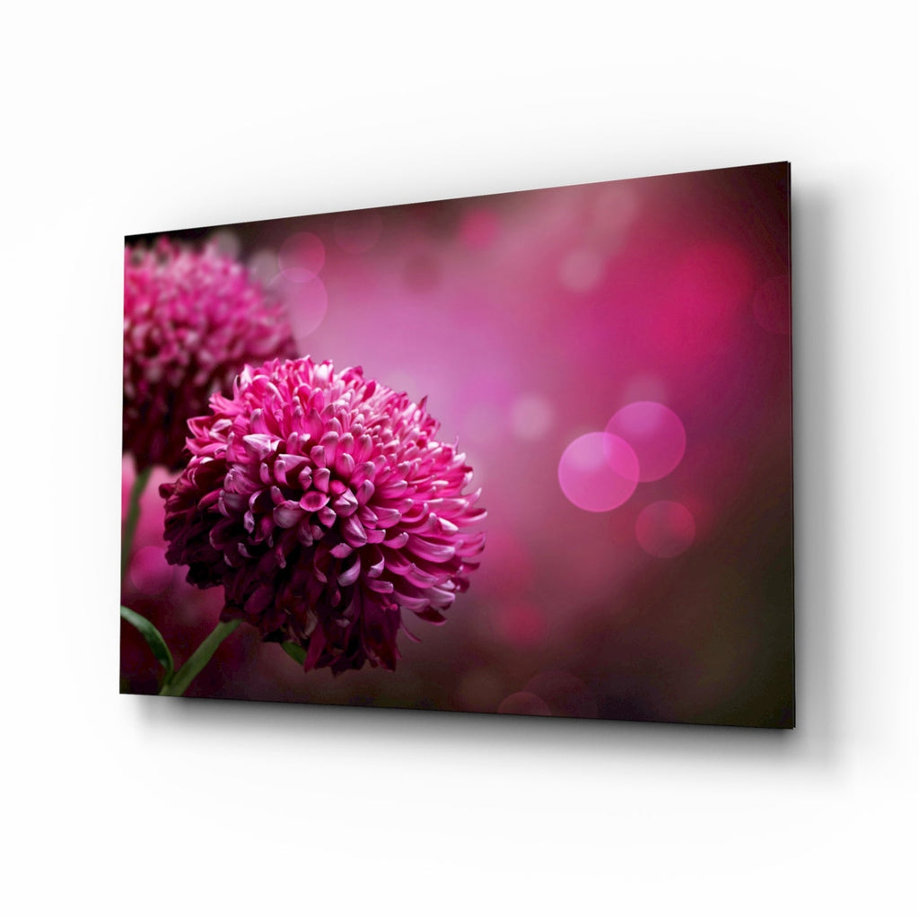 Flower Glass Wall Art