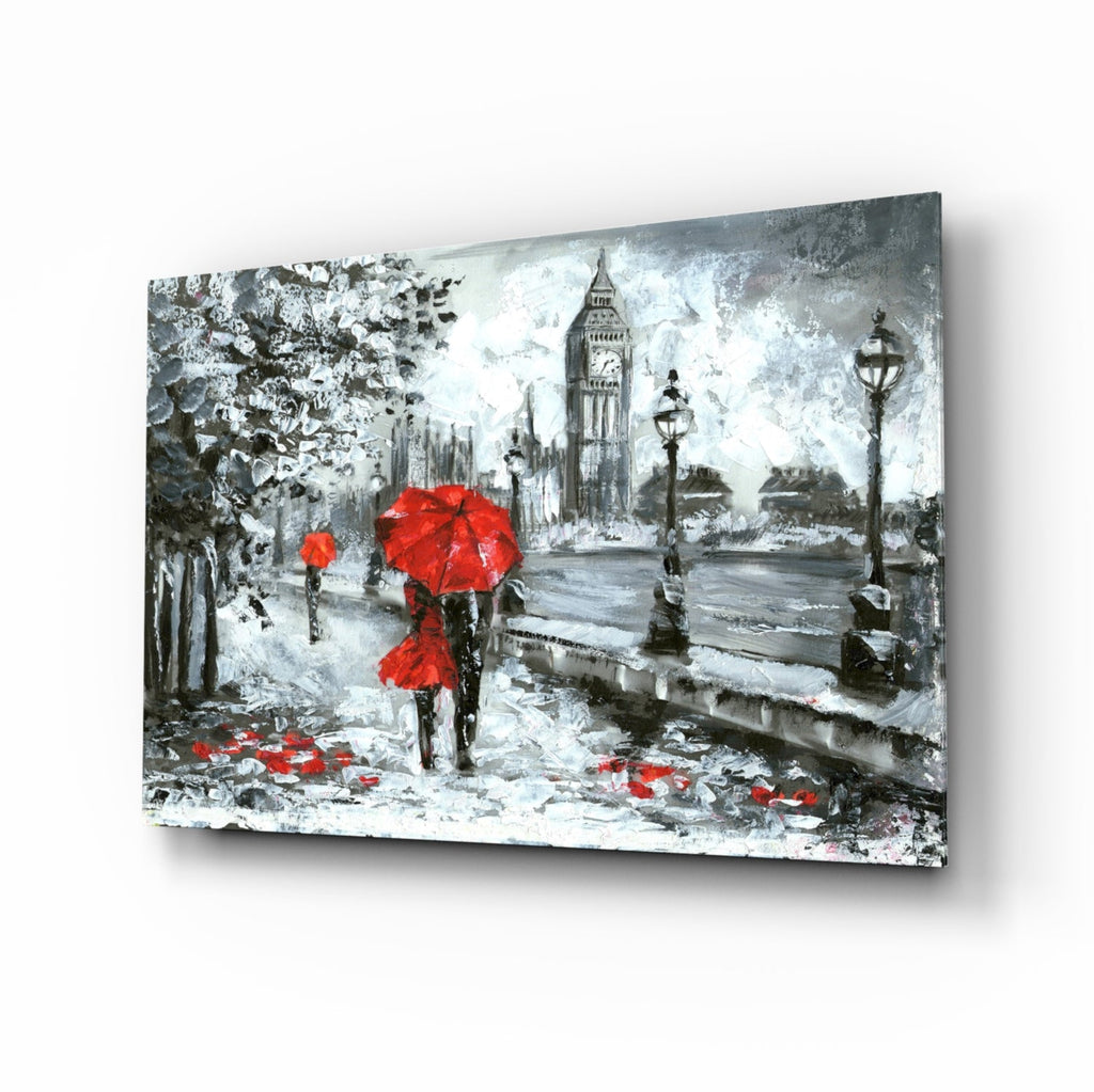 London Glass Wall Art