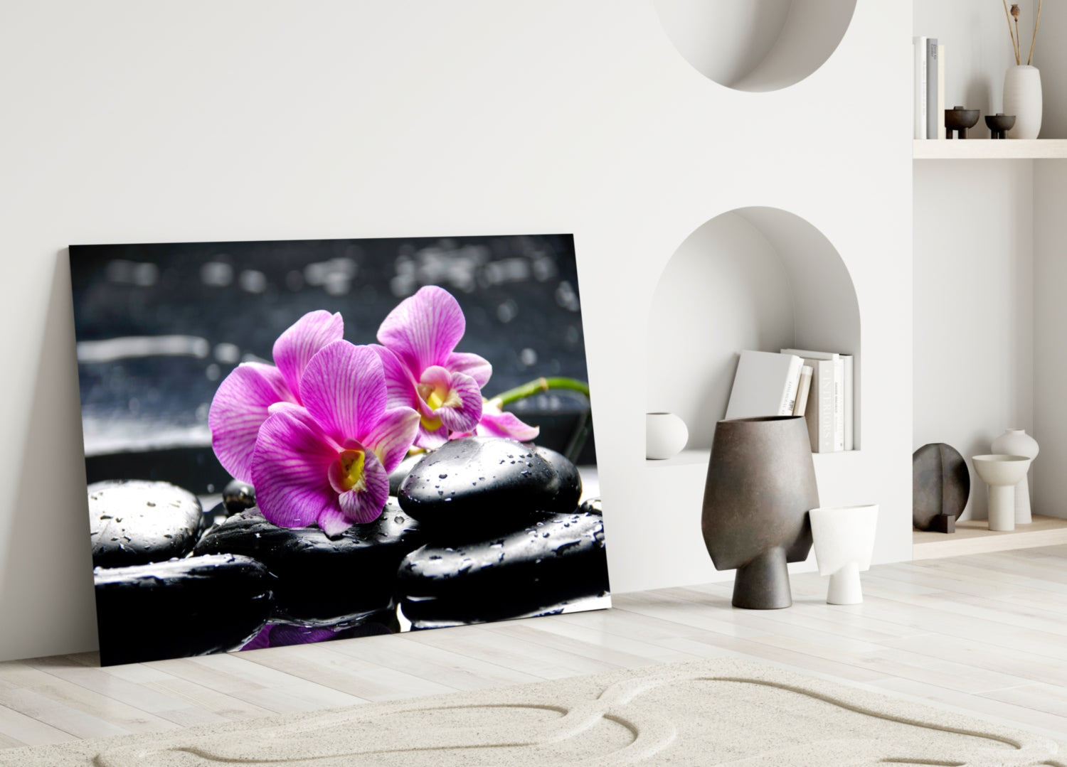 Spa Glass Wall Art