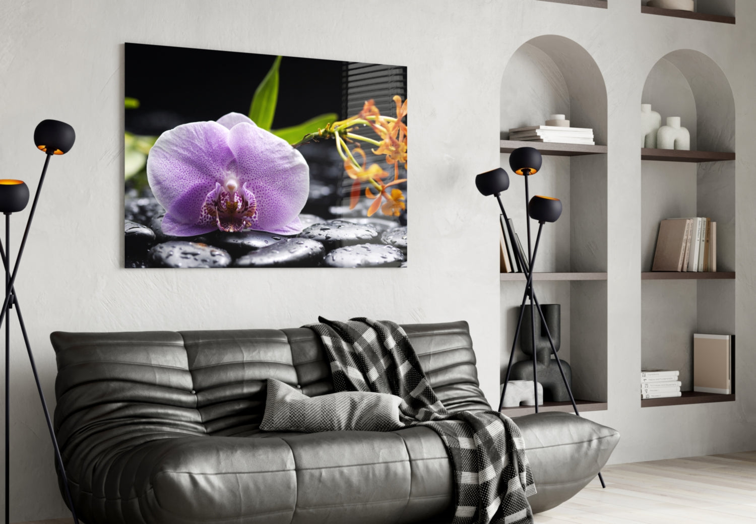Spa Glass Wall Art