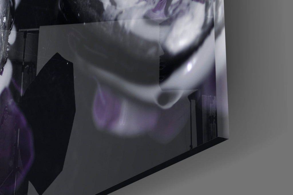 Orchid Glass Wall Art